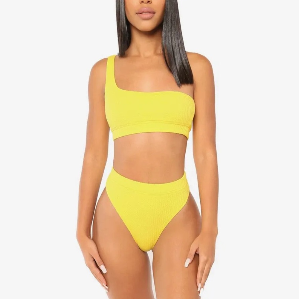 Icon Swim Plain and Simple Bikini - Yellow